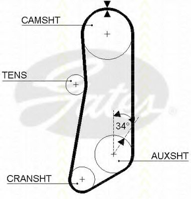 TRISCAN 8645 5089 Timing Belt
